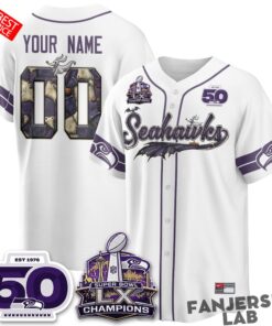 Seattle Seahawks 2026 Halloween Nightmare Edition Custom Baseball Jersey