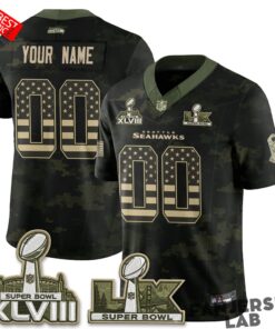 Seattle Seahawks 2026 Salute to Service Edition Custom Jersey