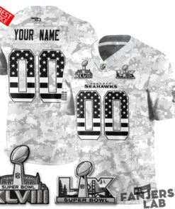 Seattle Seahawks 2026 Salute to Service Edition Custom Jersey