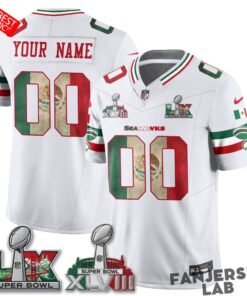 Seattle Seahawks Mexico Edition Custom Jersey