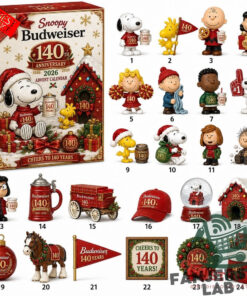 Snoopy Budweiser 140th Anniversary 1886-Advent Calendar 2026