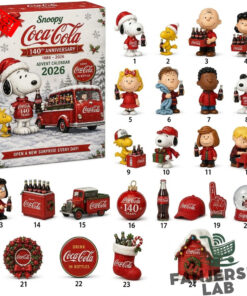 Snoopy Coca-Cola 140th Anniversary Advent Calendar 2026