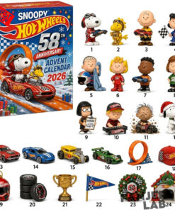 Snoopy Hot Wheels 58th Anniversary Advent Calendar 2026