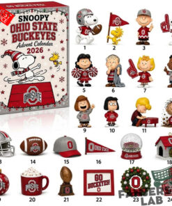 Snoopy Ohio State Buckeyes Advent Calendar 2026