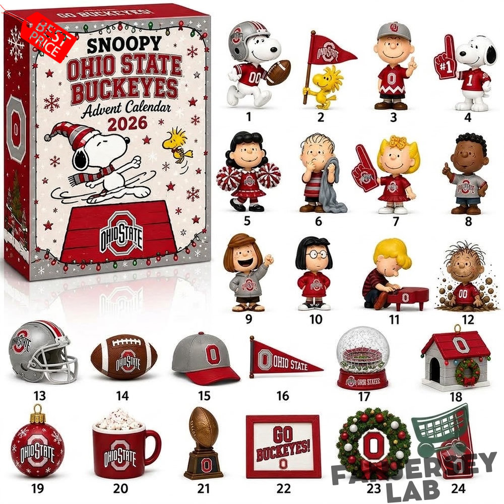 Snoopy Ohio State Buckeyes Advent Calendar 2026 Snoopy Ohio State Buckeyes Advent Calendar 2026