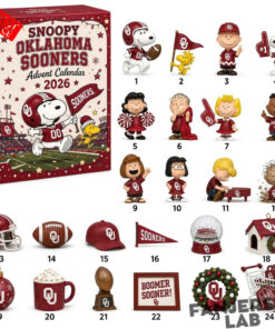 Snoopy Oklahoma Sooners Advent Calendar 2026