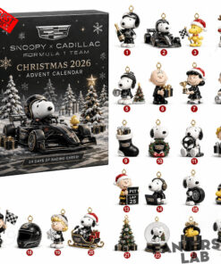 Snoopy x Cadillac Formula 1 Team Christmas Advent Calendar 2026
