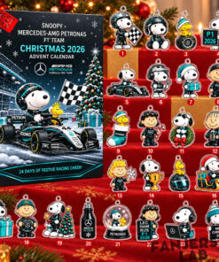 Snoopy x Mercedes AMG Petronas Christmas 2026 Advent Calendar