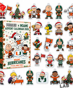 Snoopy x Miami Hurricanes Christmas 2026 Advent Calendar Snoopy x Miami Hurricanes Christmas 2026 Advent Calendar