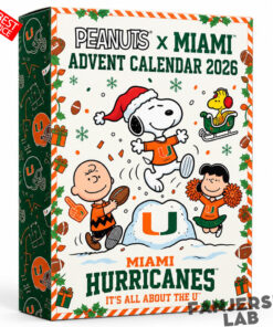 Snoopy x Miami Hurricanes Christmas 2026 Advent Calendar