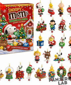 Snoopy x MnM’S Christmas Countdown Xmas Advent Calendar 2026