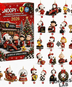 Snoopy x Scuderia Ferrari Christmas Advent Calendar 2026 24 Days Countdown