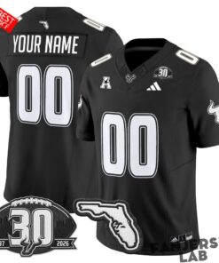 South Florida Bulls 30th Anniversary Custom Football Jersey