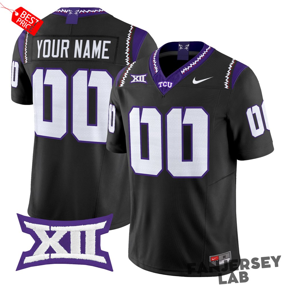 TCU Horned Frogs 2026 Custom Football Jersey TCU Horned Frogs 2026 Custom Football Jersey