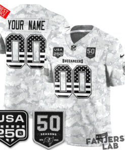 Tampa Bay Buccaneers 2026 Salute to Service Edition Vapor Custom Football Jersey