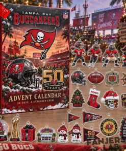 Tampa Bay Buccaneers 50th Anniversary 2026 Advent Calendar Tampa Bay Buccaneers 50th Anniversary 2026 Advent Calendar