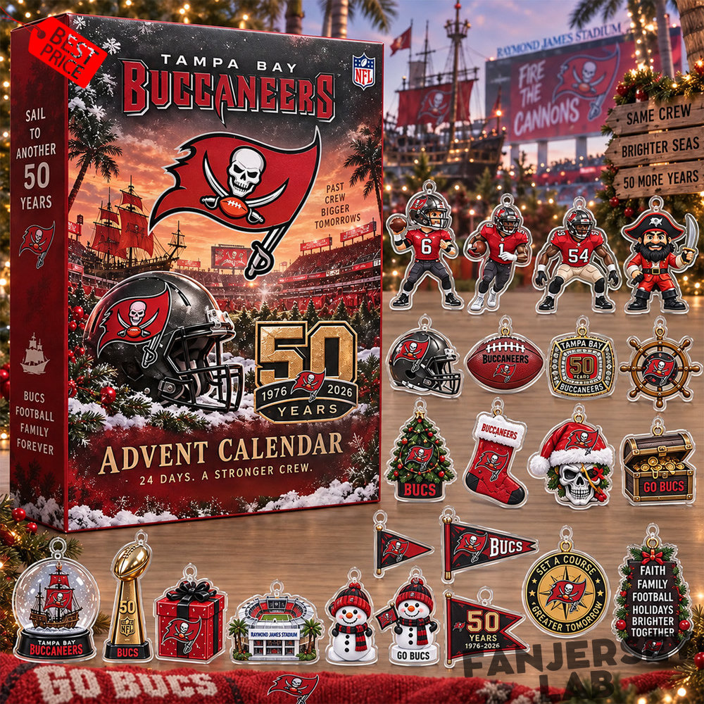 Tampa Bay Buccaneers 50th Anniversary 2026 Advent Calendar Tampa Bay Buccaneers 50th Anniversary 2026 Advent Calendar