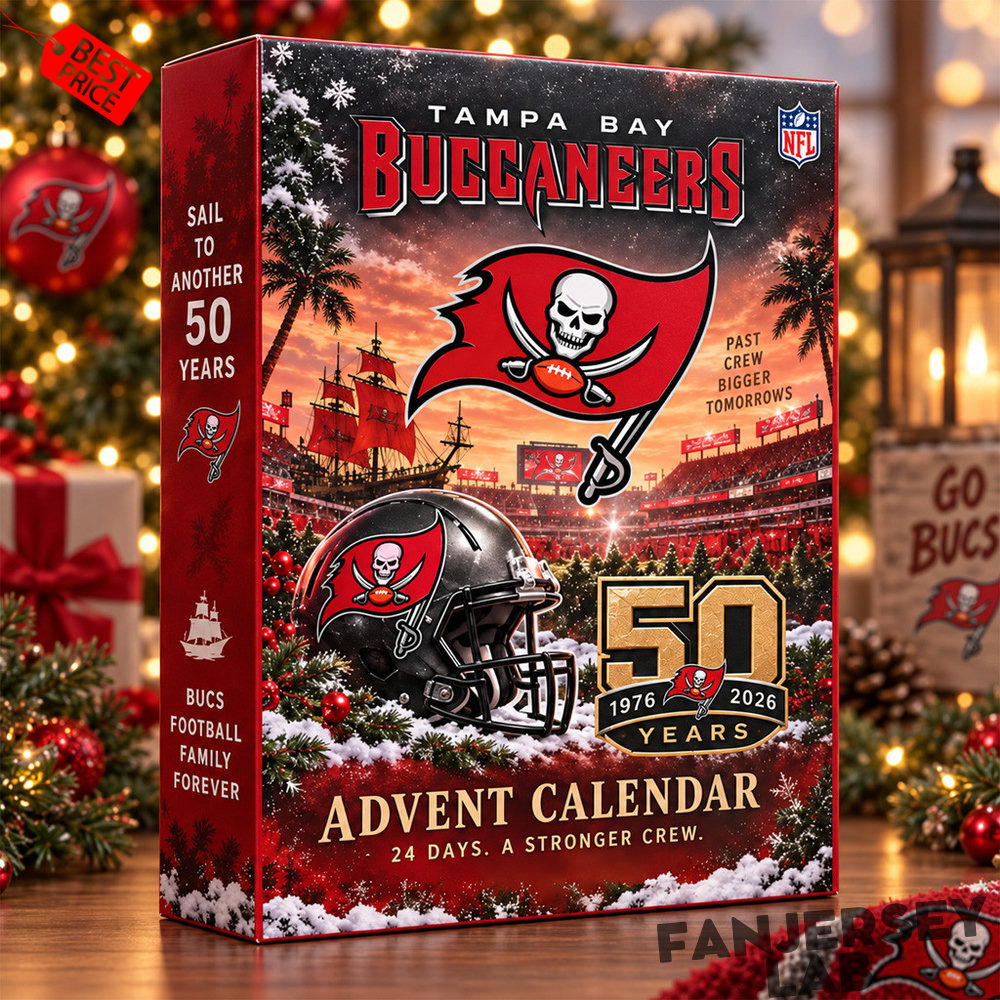 Tampa Bay Buccaneers 50th Anniversary 2026 Advent Calendar Tampa Bay Buccaneers 50th Anniversary 2026 Advent Calendar