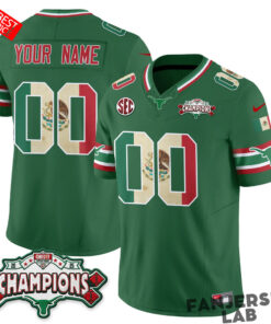 Texas Longhorns Mexico Edition Vapor Custom Football Jersey