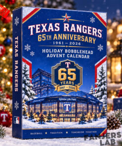 Texas Rangers 65th Anniversary Bobblehead Advent Calendar