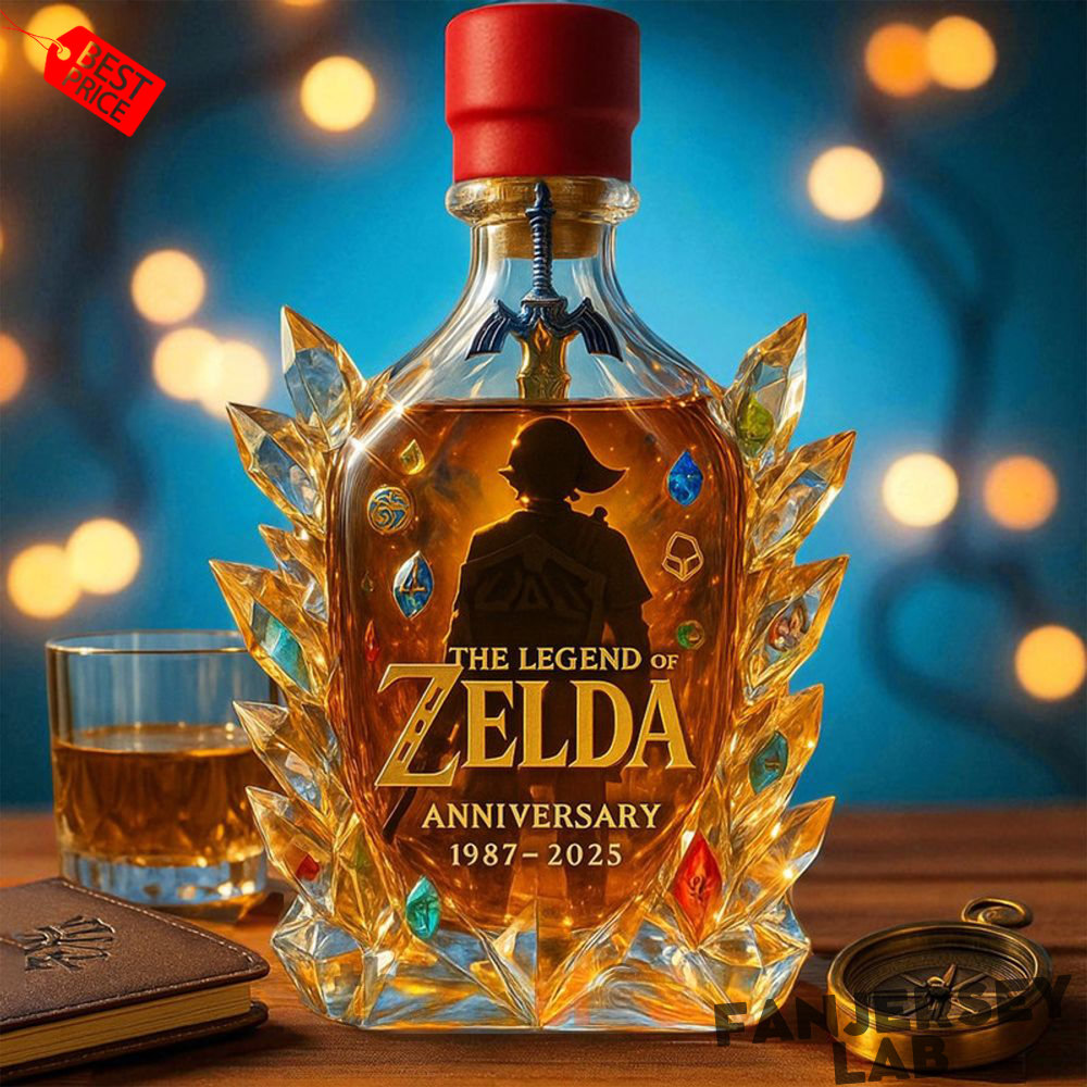 The Legend of Zelda 38th Anniversary Limited Edition Whiskey Bottle The Legend of Zelda 38th Anniversary Limited Edition Whiskey Bottle