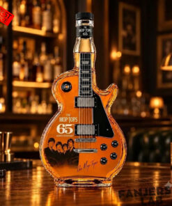 The Mop Tops 65th Anniversary Guitar-shaped Whiskey Decanter
