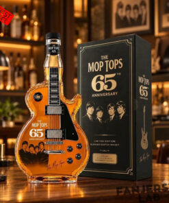 The Mop Tops 65th Anniversary Guitar-shaped Whiskey Decanter
