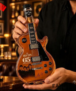 The Mop Tops 65th Anniversary Guitar-shaped Whiskey Decanter