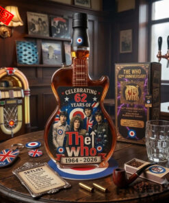 The Who Band 61th 1965-2026 Guitar-shaped Whiskey Decanter