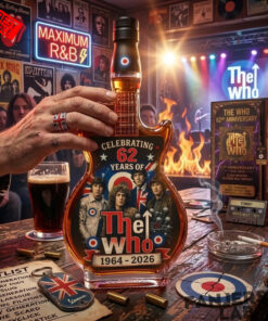 The Who Band 61th 1965-2026 Guitar-shaped Whiskey Decanter