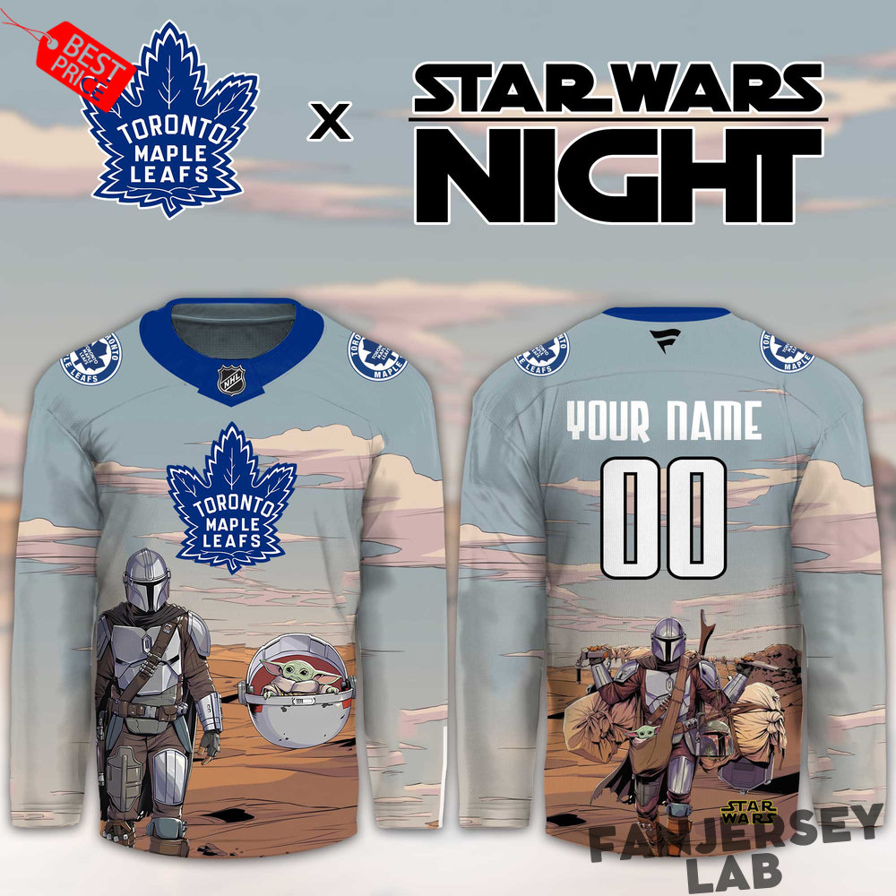 Toronto Maple Leafs Star Wars Night Custom Hockey Jersey Toronto Maple Leafs Star Wars Night Custom Hockey Jersey