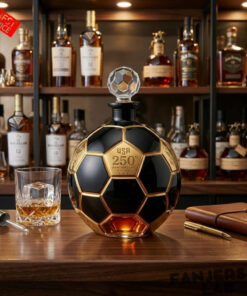 USA 250th Anniversary Soccer Ball Whiskey Bottle