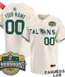 Utah Talons 2026 Back-To-Back Athletes Unlimited Softball League (AUSL) Champions Custom Baseball Jersey