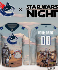 Vancouver Canucks Star Wars Night Custom Hockey Jersey