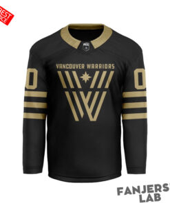 Vancouver Warriors Personalized White Hockey Jersey