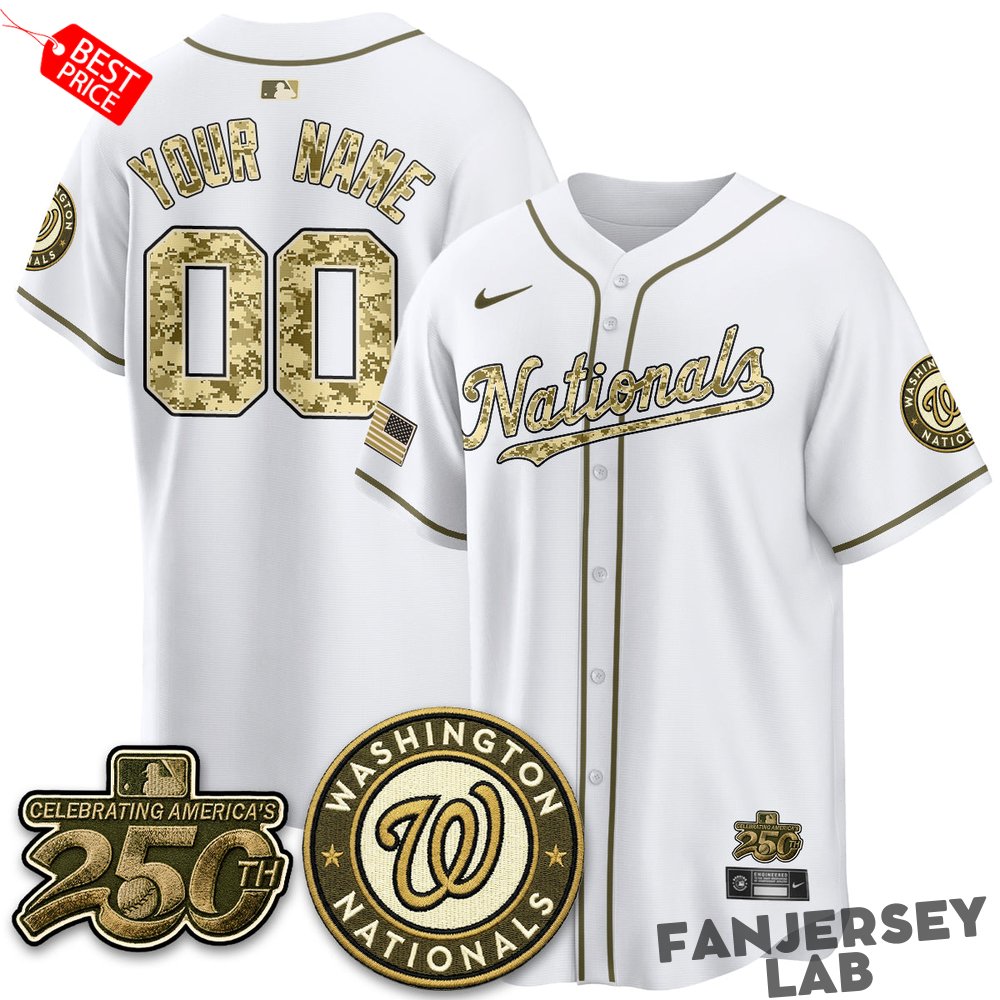 Washington Nationals Salute to Service 2026 Custom Baseball Jersey Washington Nationals Salute to Service 2026 Custom Baseball Jersey