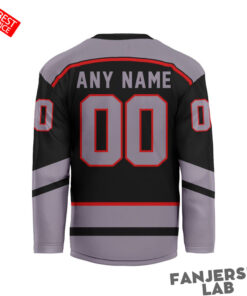 Wheeling Nailers Personalized 2026-27 Black Alternate Hockey Jersey