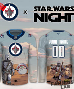 Winnipeg Jets Star Wars Night Custom Hockey Jersey