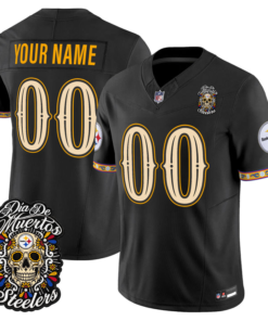 PIT Día de los Muertos Vapor Custom Football Jersey