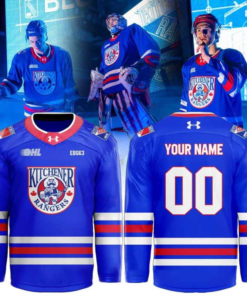 Kitchener Rangers 2026 Retro Night The Cowboy Rides Again Custom Hockey Jersey