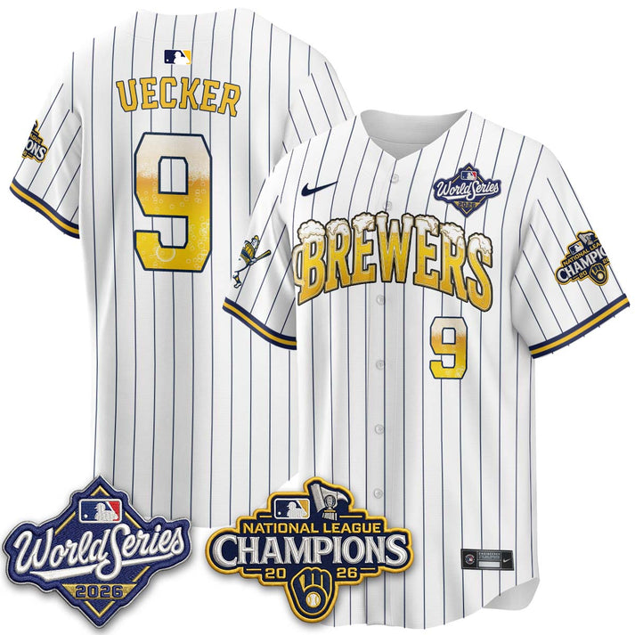 MIL “Pitcher & Pint” 2026 NL Champions Vapor Limited Custom Baseball Jersey MIL “Pitcher & Pint” 2026 NL Champions Vapor Limited Custom Baseball Jersey