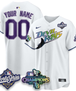 Limited Edition TB 2026 AL Champions Custom Football Jersey Limited Edition TB 2026 AL Champions Custom Football Jersey