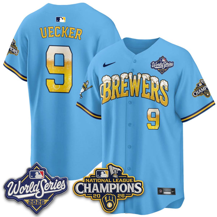 MIL “Pitcher & Pint” 2026 NL Champions Vapor Limited Custom Baseball Jersey MIL “Pitcher & Pint” 2026 NL Champions Vapor Limited Custom Baseball Jersey