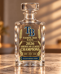 TB Rays 2026 American League Champions Decanter