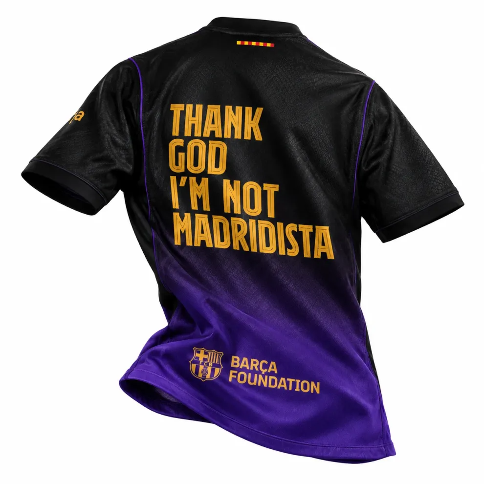 THANKS GOD I’M NOT MADRIDISTA Custom Fan Jersey THANKS GOD I’M NOT MADRIDISTA Custom Fan Jersey