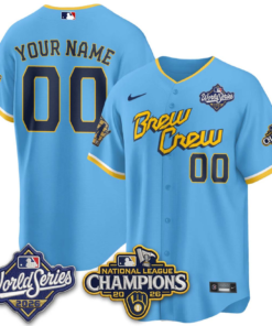 MIL WS26 & 2026 NL Champs Patch Gold Vapor Limited Custom Baseball Jersey