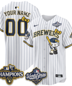 MIL 2026 NL Champions x Meow KT Vapor Limited Custom Baseball Jersey