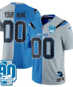 DET Rivalries Split Edition Vapor Custom Football Jersey