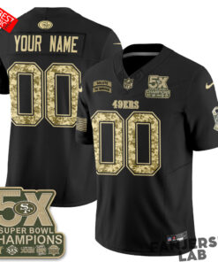 San Francisco 49ers 2026 Salute to Service Custom Football Jersey