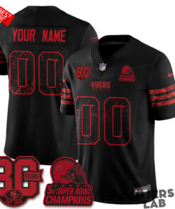 San Francisco 49ers Slasher Edition Custom Football Jersey